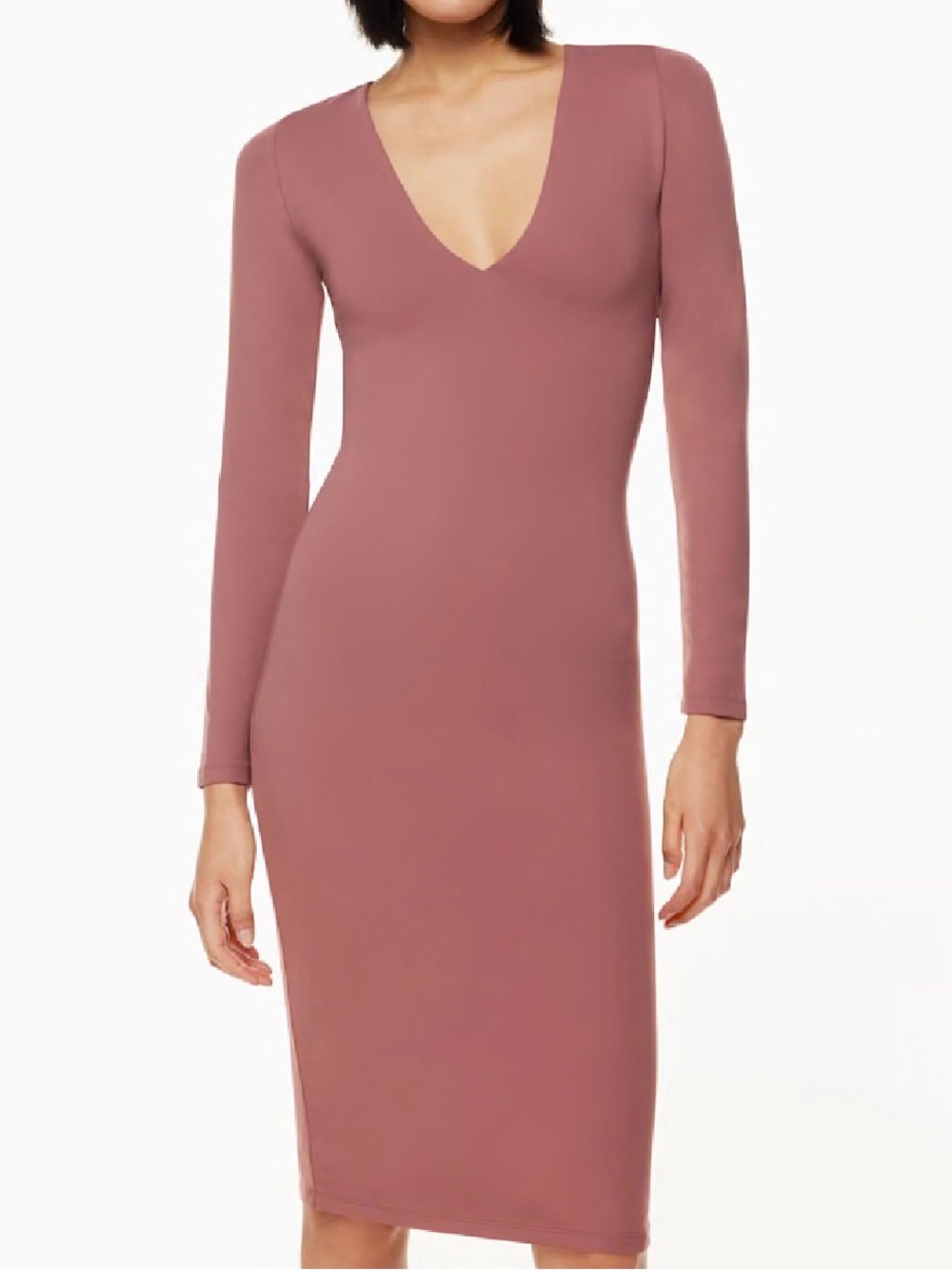 ARITZIA Babaton Contour 
V-neck Long Sleeve Dress